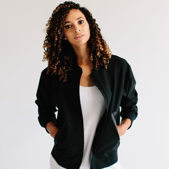 Époque Évolution No BS Bomber Jacket - Black - Size Small - Picture 1 of 9